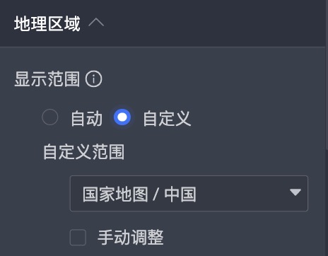显示范围