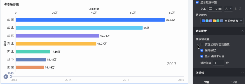 动态条形图-功能配置