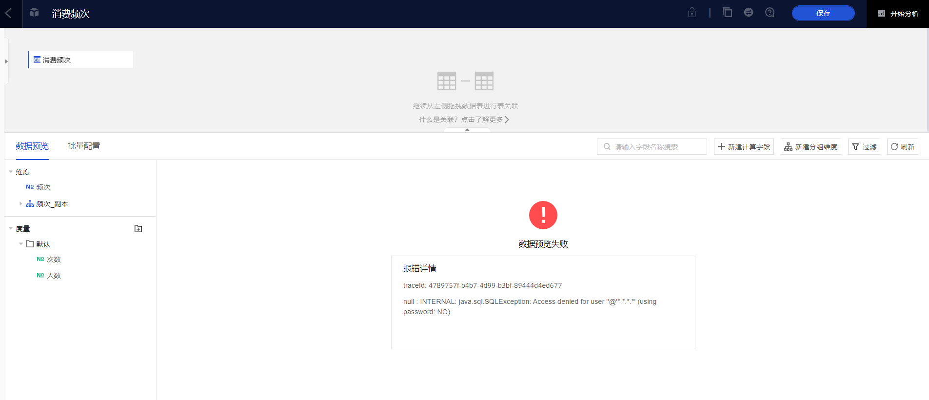  access denied for user 